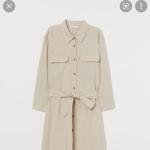 H&M Linen and cotton shirt dress